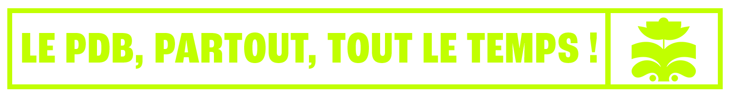 Le PDB, partout, tout le temps !