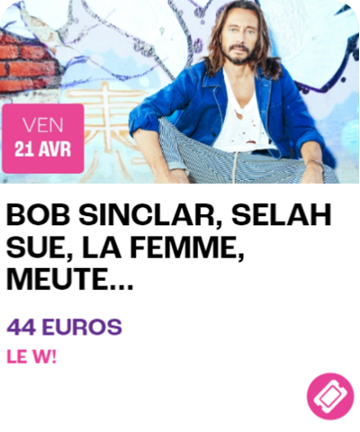 Bob Sinclar, Selah Sue, La Femme, Meute...