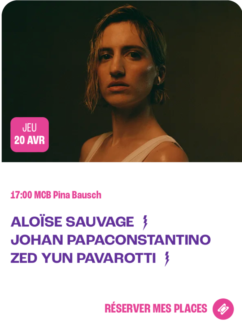 ALOISE SAUVAGE / JOHAN PAPACONSTANTINO / ZED YUN PAVAROTTI