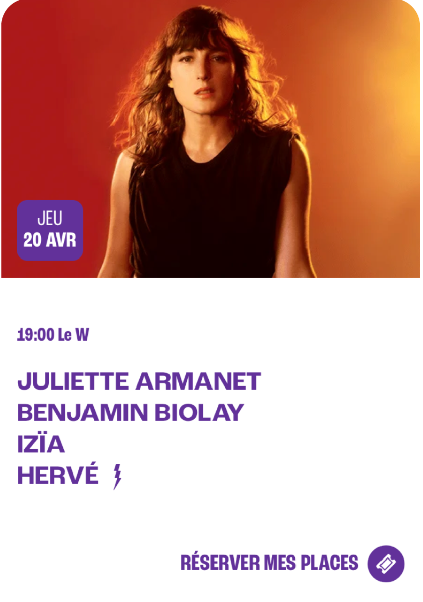 JULIETTE ARMANET / BENJAMIN BIOLAY / ...