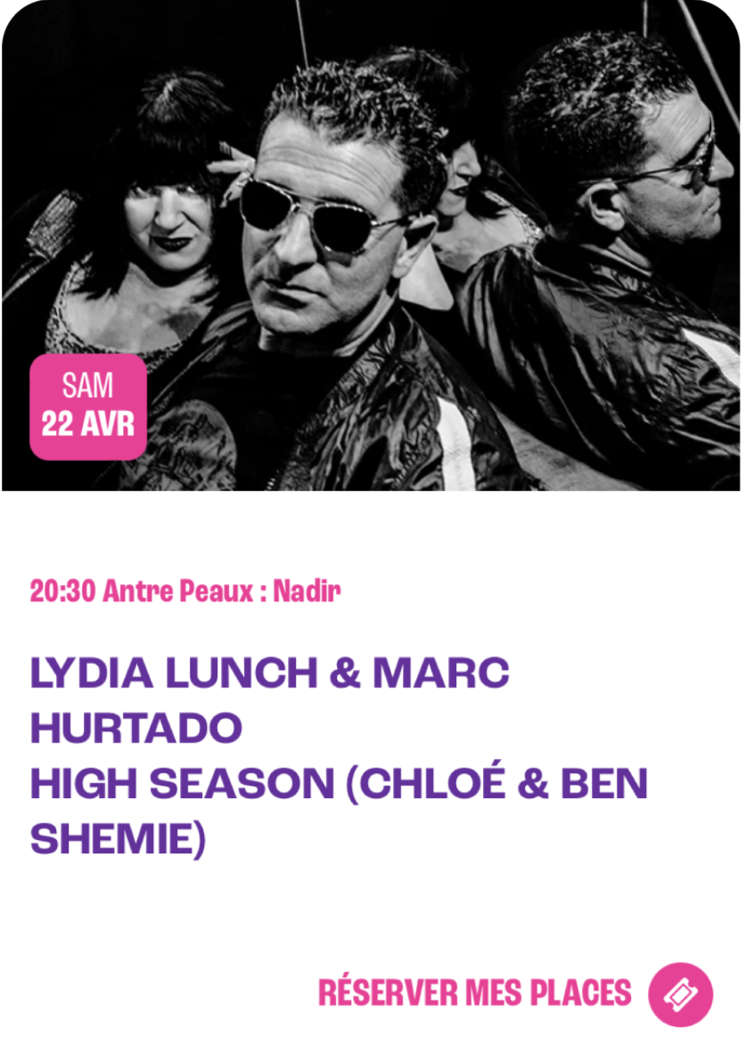 LYDIA LUNCH + MARC HURTADO / HIGH SEASON
