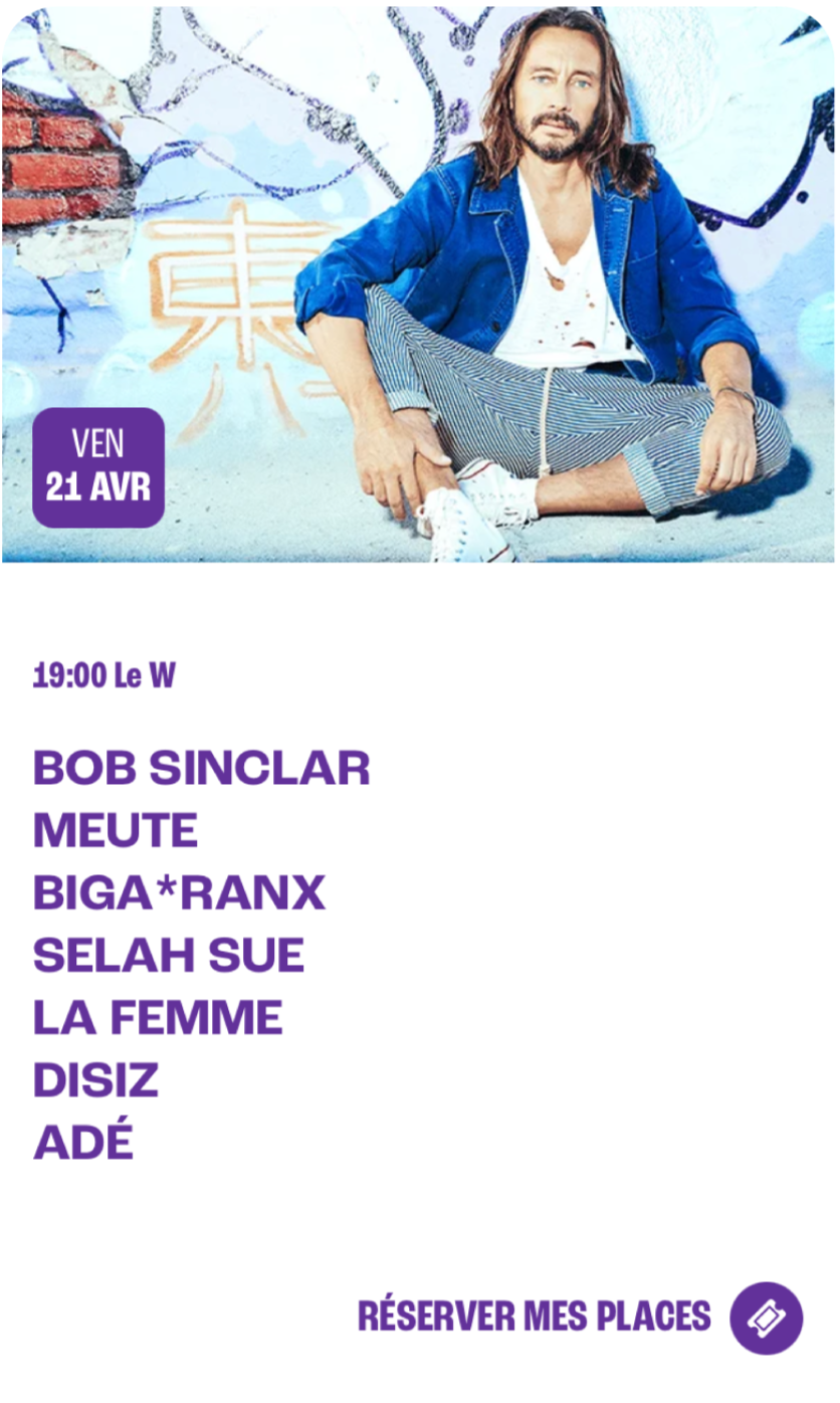 BOB SINCLAR + SELAH SUE + MEUTE +...