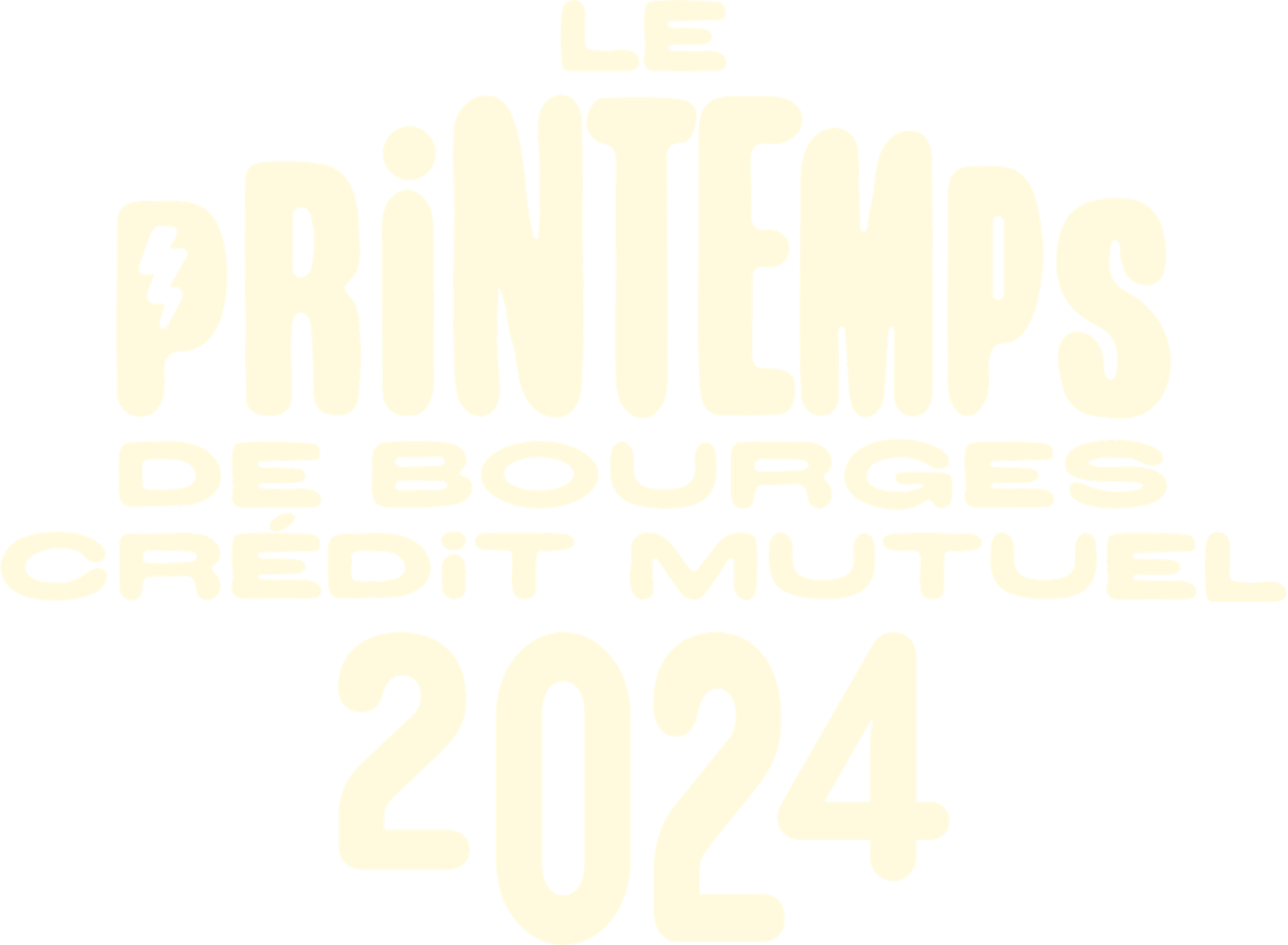 Logo du Printemps de Bourges Crédit Mutuel
