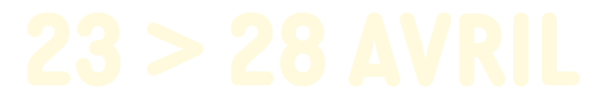 Du 23 au 28 avril 