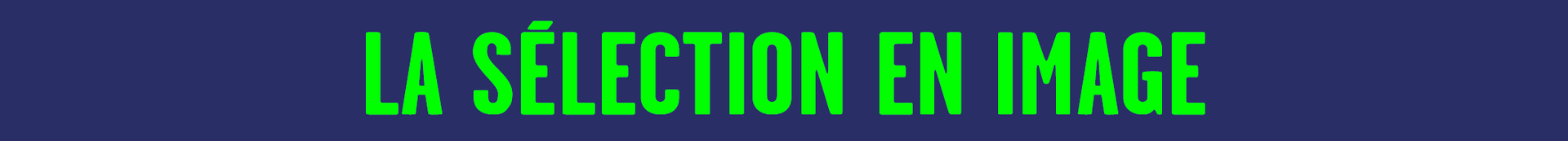 La sélection en image