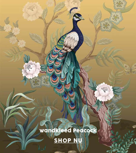 wandkleed Peacock