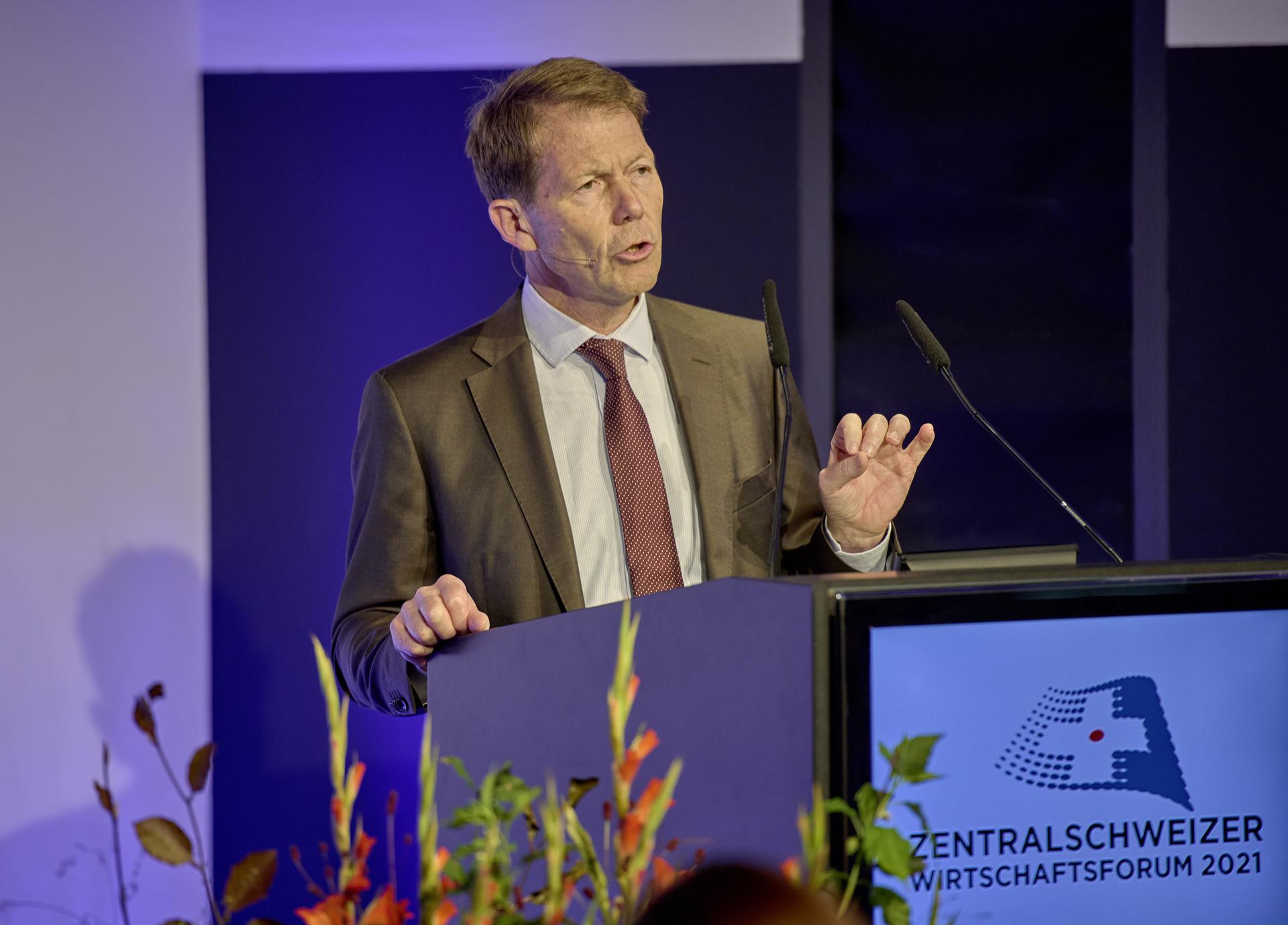 Industrie- und Handelskammer Zentralschweiz IHZ Zentralschweizer Wirtschaftsforum 2021 Geld