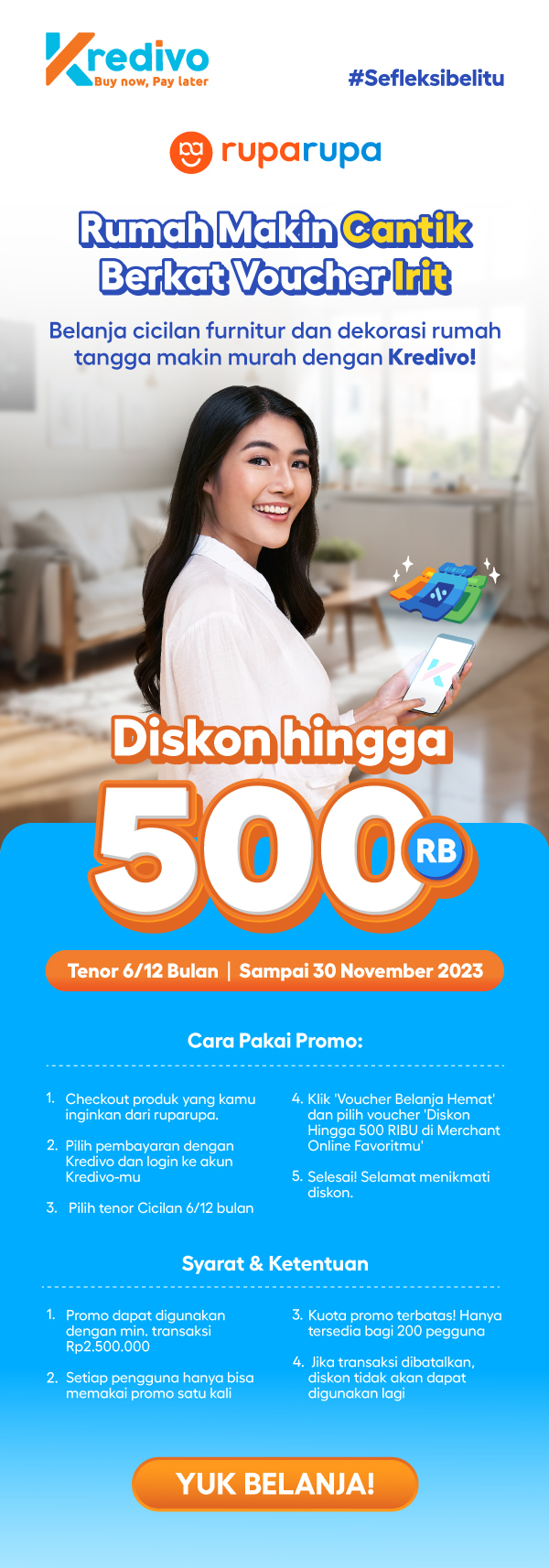 ruparupa - Diskon Hingga Rp500.000