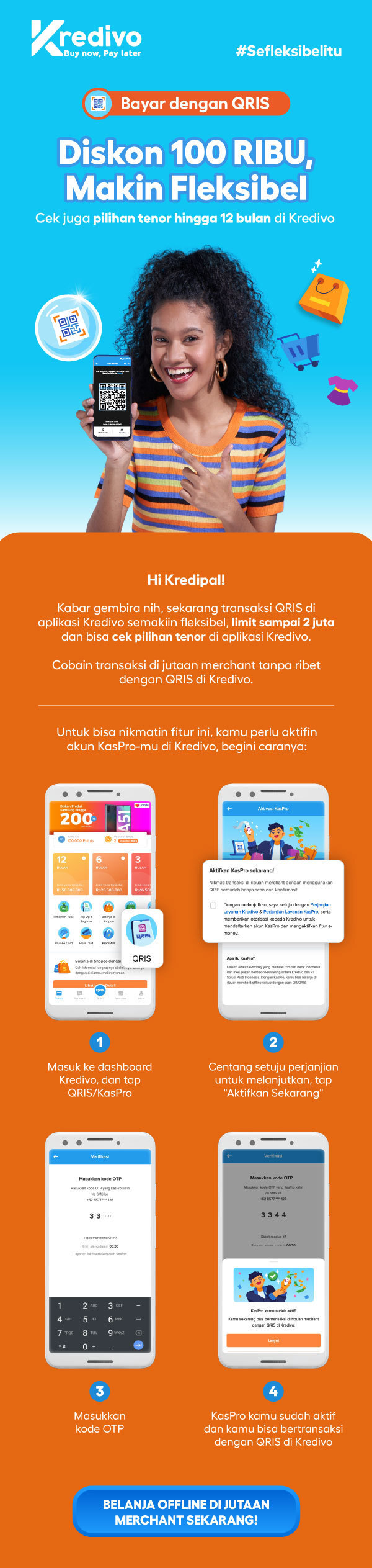 Pakai QRIS Kredivo Yuk!