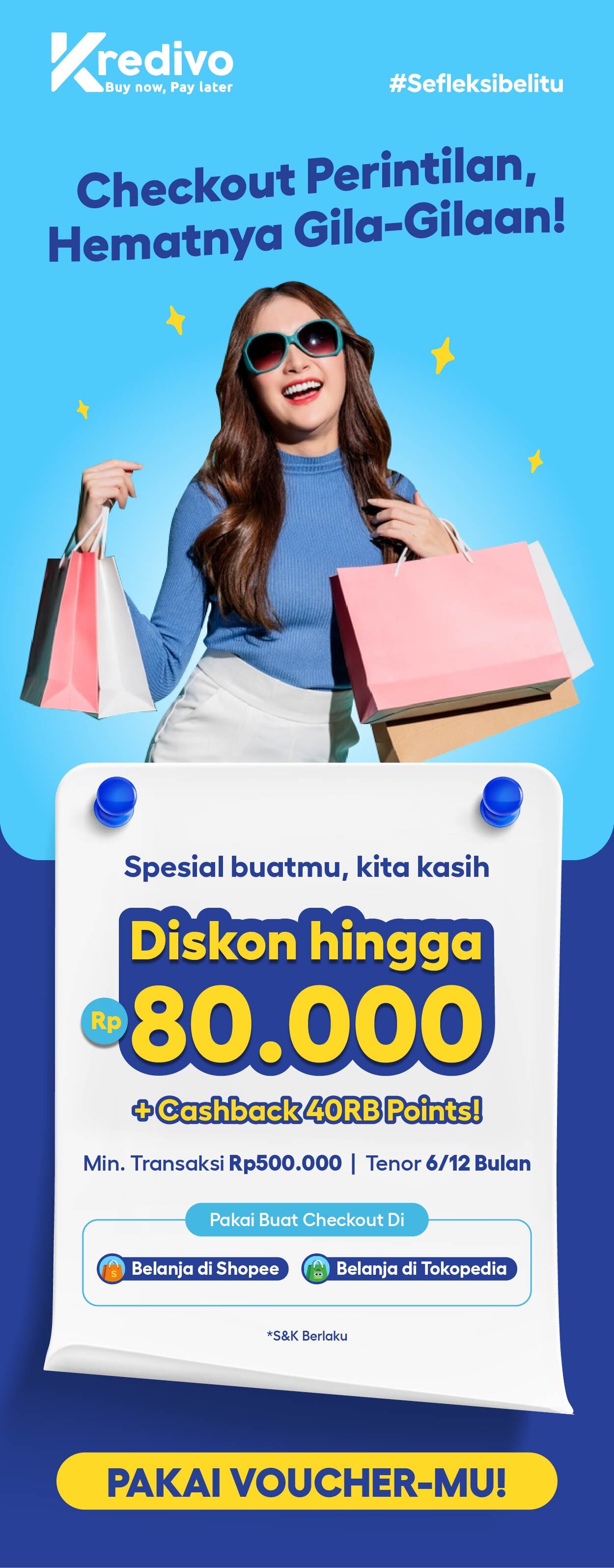 Belanja hemat, dijamin happy!