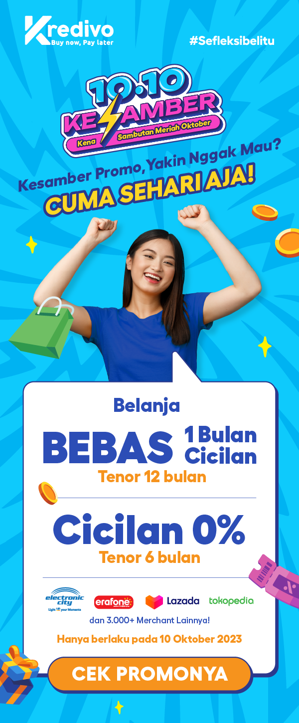 Kesamber 10.10 - Bebas 1 Bulan Cicilan