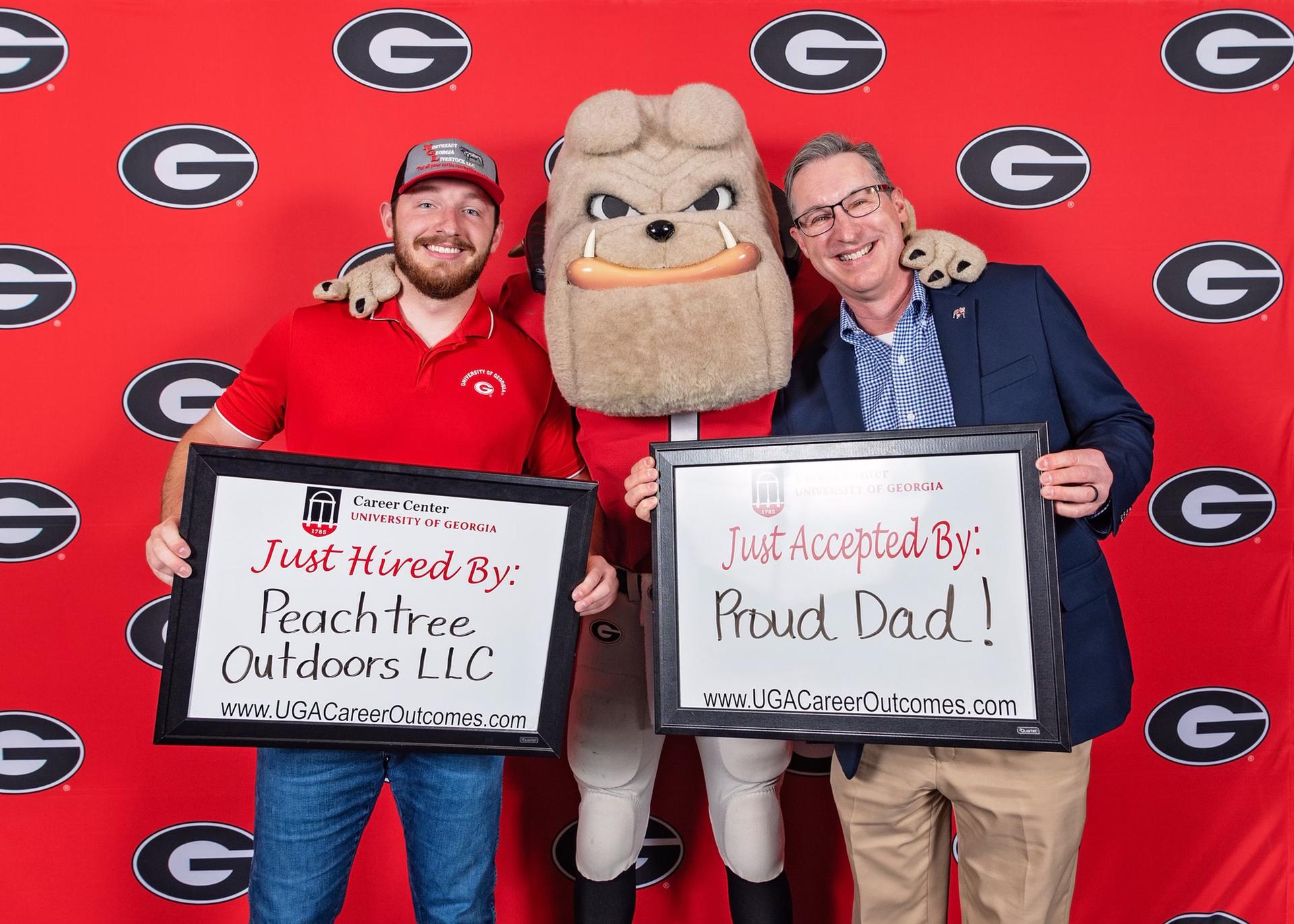 Scott Williams and Son with Hairy Dawg