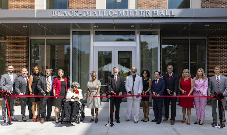 UGA dedicates Black-Diallo-Miller Hall residence hall