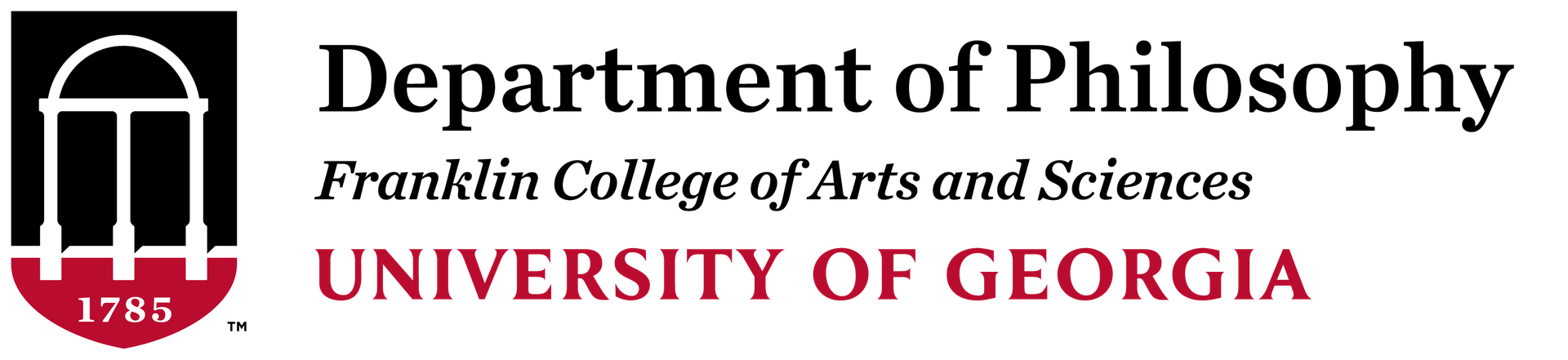 UGA Department of Philosophy logo