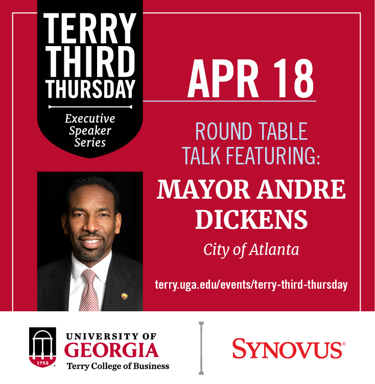 Terry Third Thursday on April 18 featuring Mayor Andre Dickens