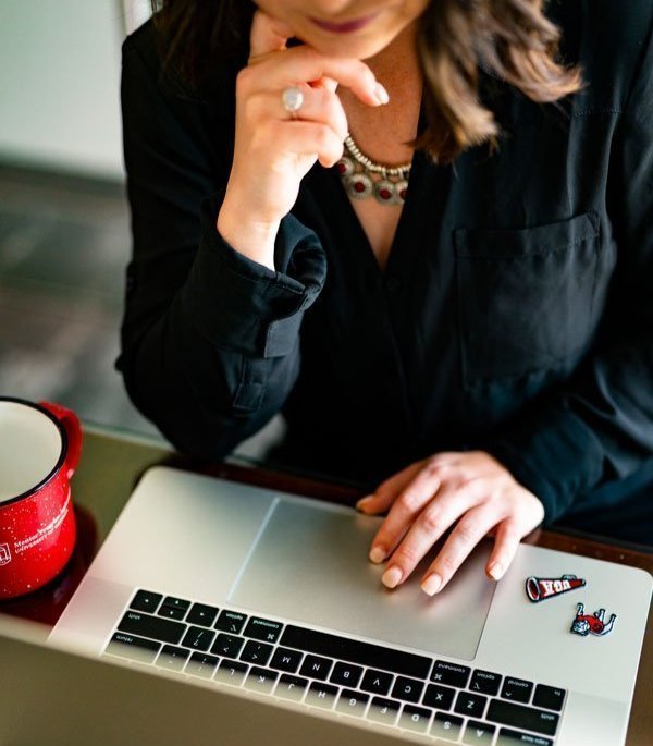 Woman on laptop