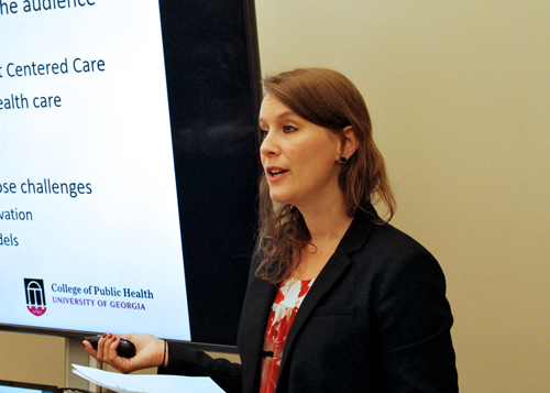 Rebecca Wells teaching