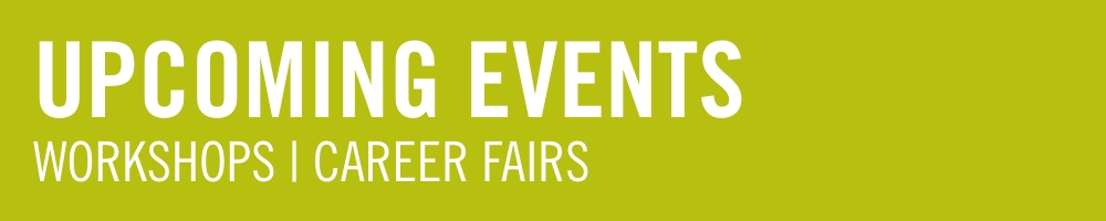 Join us for upcoming UGA Career Center events