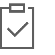 Checkliste mit Häkchen